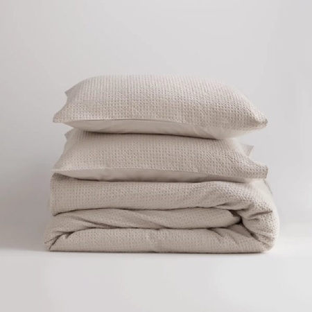 Quince Organic Luxe Waffle Duvet Cover Set Review